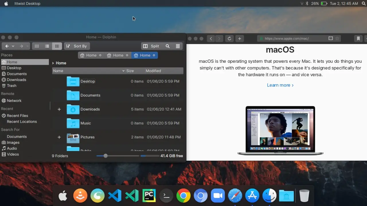How to Make Your Linux Desktop Look Like macOS | ittwist